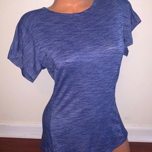 Lululemon Women's Blue Short Sleeve Tee T-Shirt 10